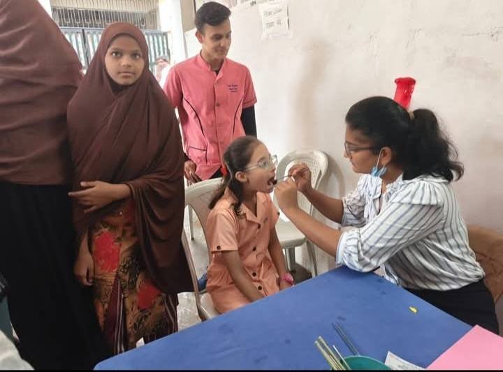 Health check up camp for kidz.